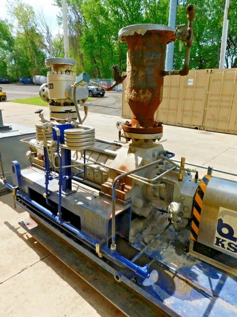 847 GPM, KSB #HGC4/9 (pump), ASZA-S2002 (motor), boiler feed pump, 1500 HP, 4160 V., 2007 - Image 10