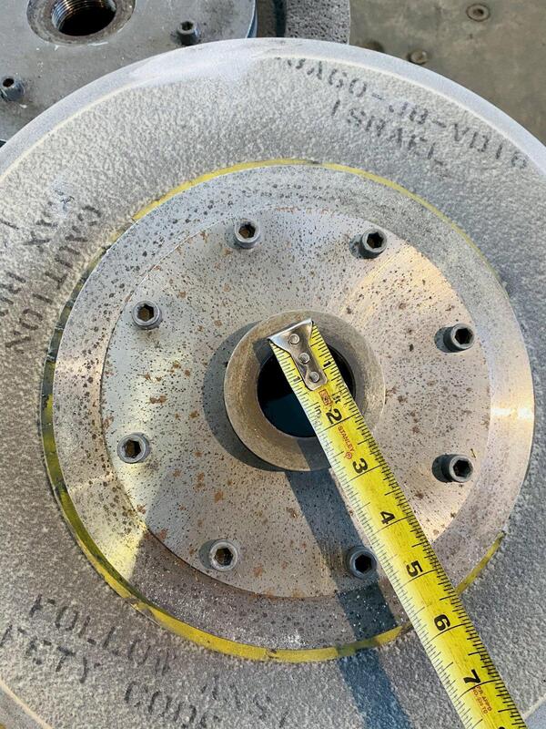 Lempco Grinding wheels hubs, 8" ID, 2" thread diameter (10 available) - Image 3