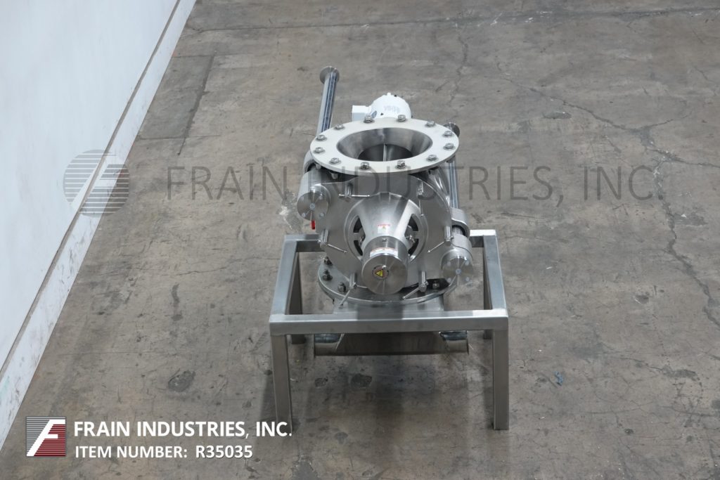12" Meyer #KIP, 316 Stainless Steel, rotary airlock, with a 12" dia inlet & outlet, 19" dia flanges, (8) - Image 3