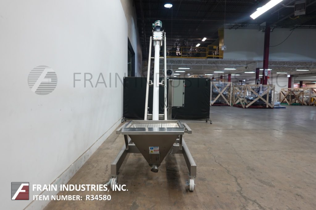 Feeder Auger, Flexicon #1450, capable of transferring up to 140 ft of product per hour, product hopper with - Image 3