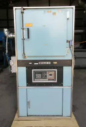 20" width x 18" D x 20" H Blue M #DC-3029, 650&deg;F, 208-240 VAC, 10-12 Amps., 3-phase - Image 1