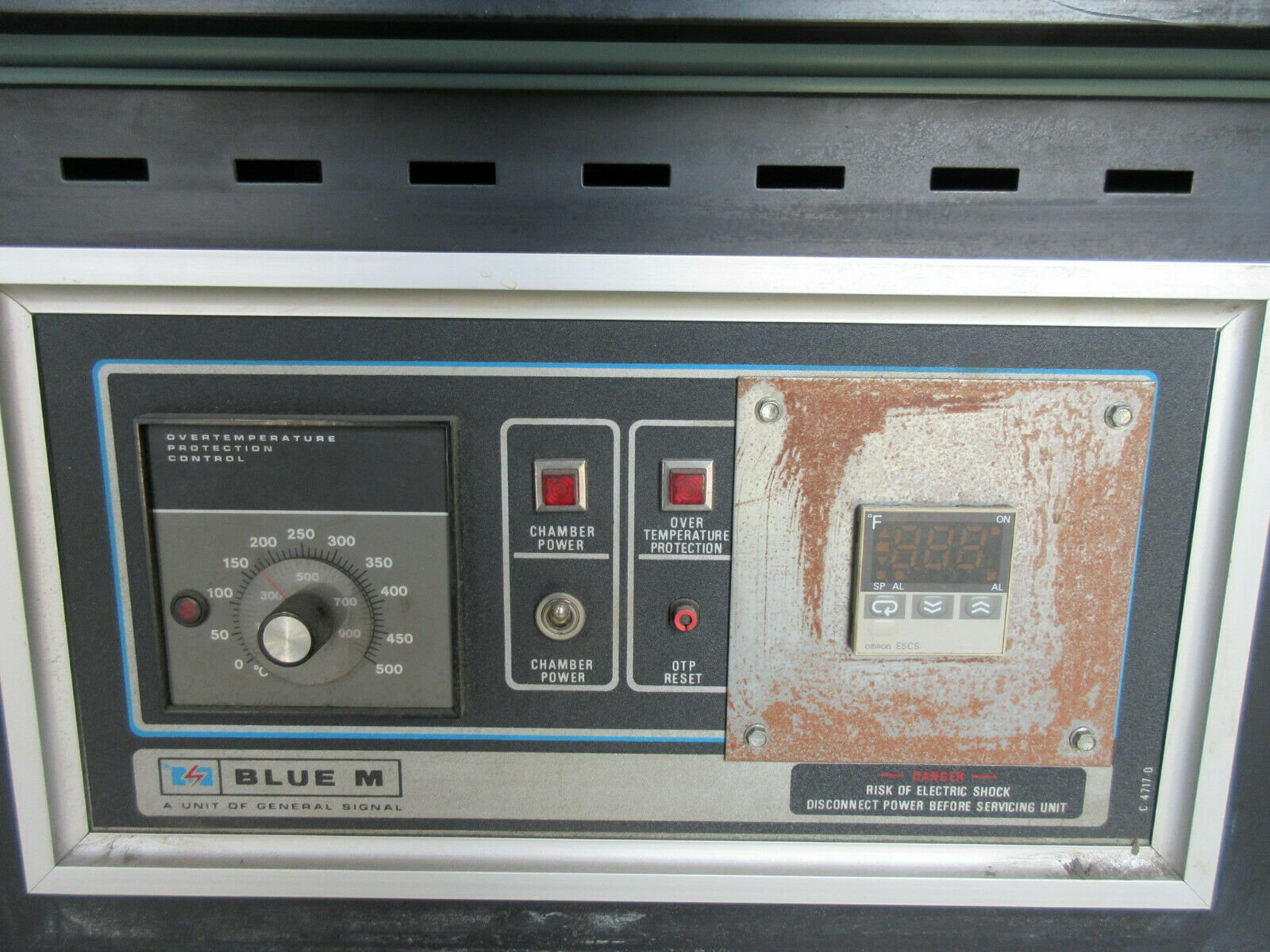 20" width x 18" D x 20" H Blue M #DC-3029, 650&deg;F, 208-240 VAC, 10-12 Amps., 3-phase - Image 5