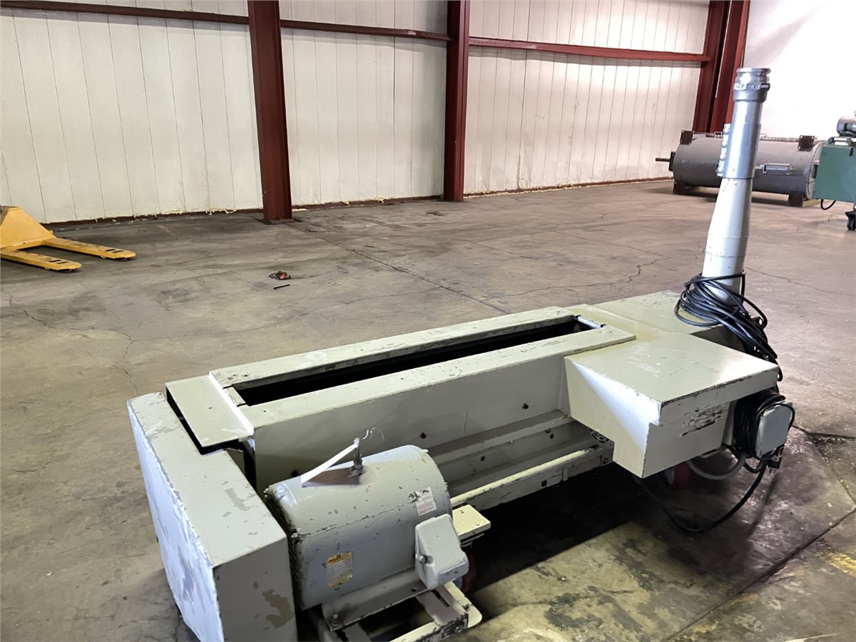 55" Wortex #UP755, under the press granulator, 20 HP, power hopper tilt, #18518J - Image 2