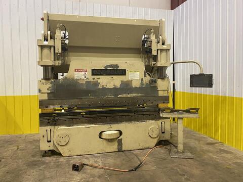 175 Ton, Cincinnati #175FMII, hydraulic CNC press brake, 10' overall, 102" between housing, 48" backgauge - Image 1