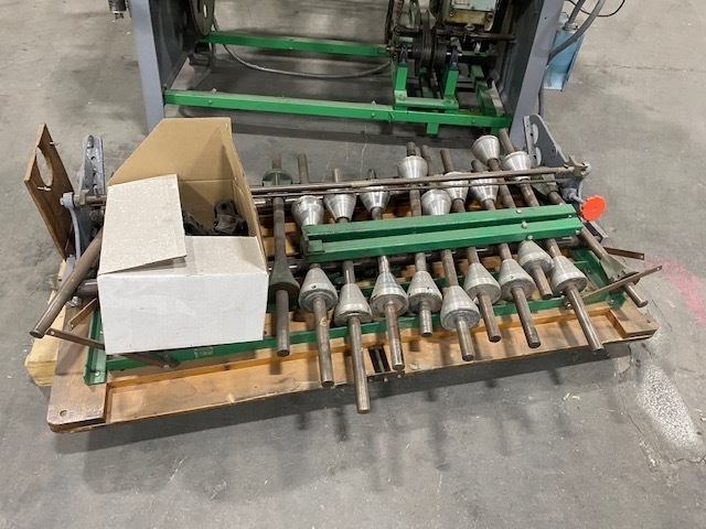 55" Beck, rotary knife sheeter, with output belt conveyor, electric counter - Image 3