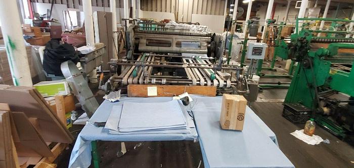 55" Beck, rotary knife sheeter, with output belt conveyor, electric counter - Image 7