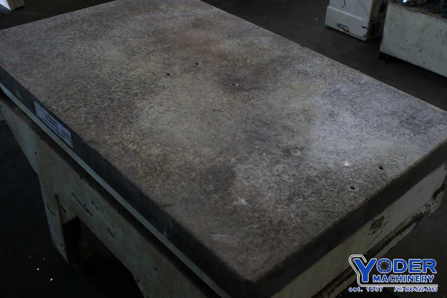 30" x 48" Granite plate, ledges on all 4 sides, on stand, #74280 - Image 5