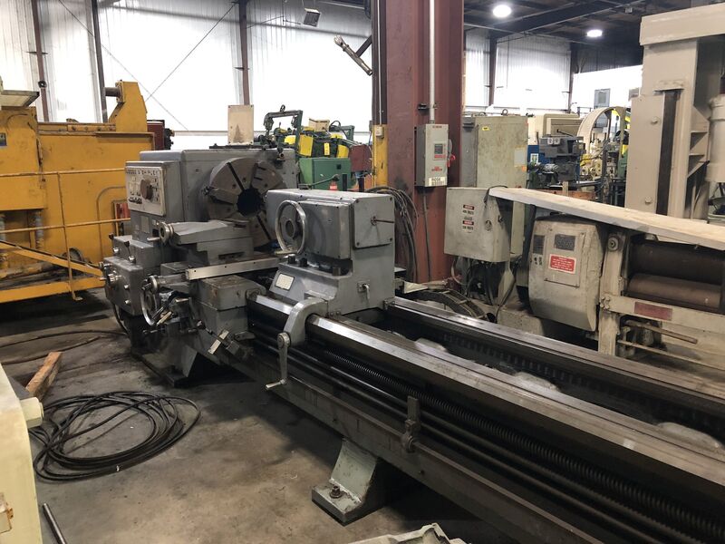 36" x 144" Lodge & Shipley #ST3220X144, hollow spindle engine lathe, 23" swing over cross slide, 1983 - Image 1