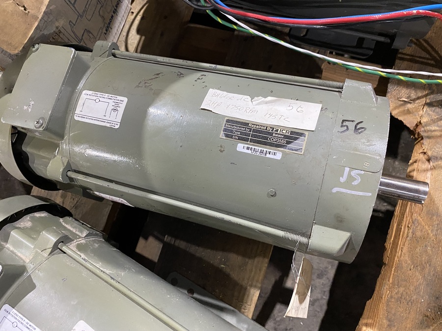 2 HP 1750 RPM Baldor, Frame 145TC 180 Volts - Image 1