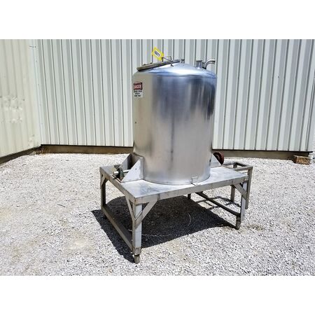 280 gallon Cherry Burrell, Stainless Steel sanitary mix tank, #16011 - Image 2