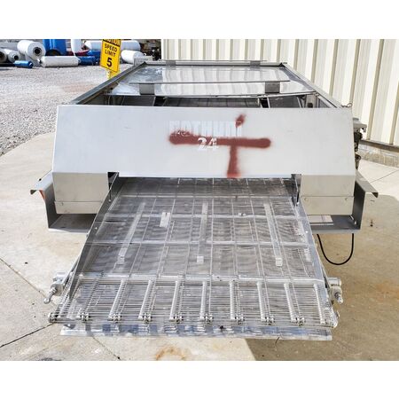 Nothum Mfg. Co. #SK-24, 24" wide x 12' long stainless steel wire mesh sani, #17995 - Image 2