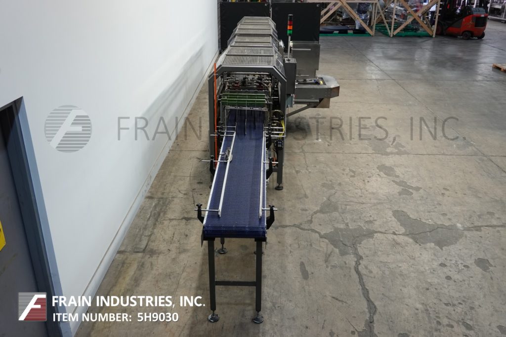 Arpac #TS-2100, continuous motion wrap around tray former & packer, 5-35 trays per minute, AB controller and - Image 3
