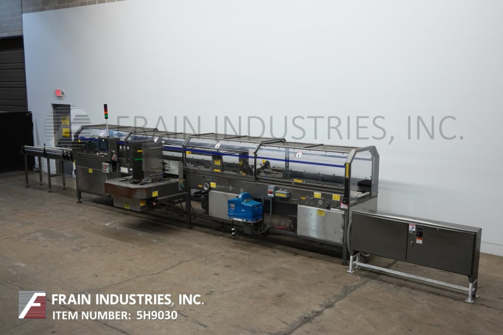 Arpac #TS-2100, continuous motion wrap around tray former & packer, 5-35 trays per minute, AB controller and - Image 5