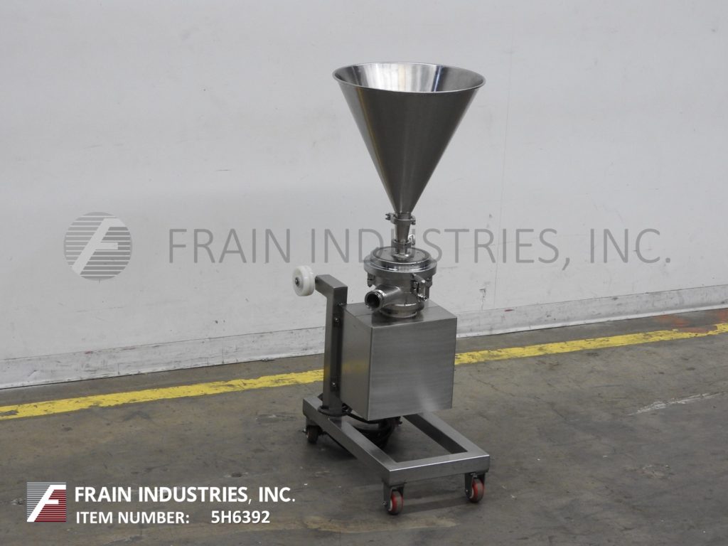 Fryma #MZ-80, Stainless Steel, toothed colloid mill, 300-3000