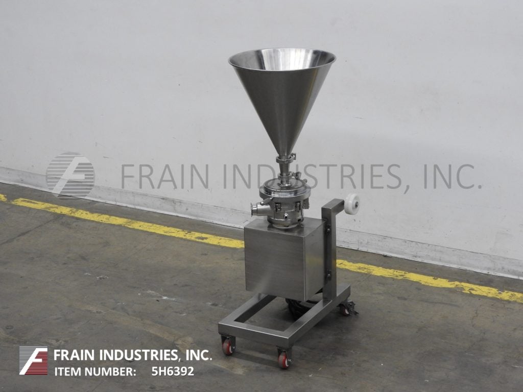 Fryma #MZ-80, Stainless Steel, toothed colloid mill, 300-3000
