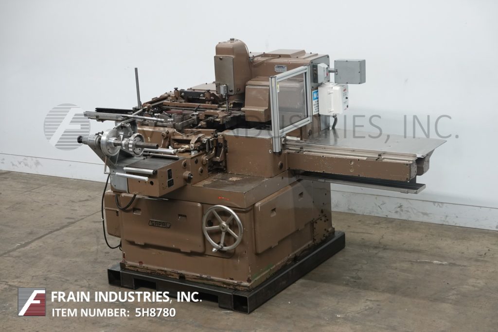 Sapal #BB, automatic, 1 or 2 material, wrapper rated from 20-180 packages per minute on plain rectangular bar - Image 1