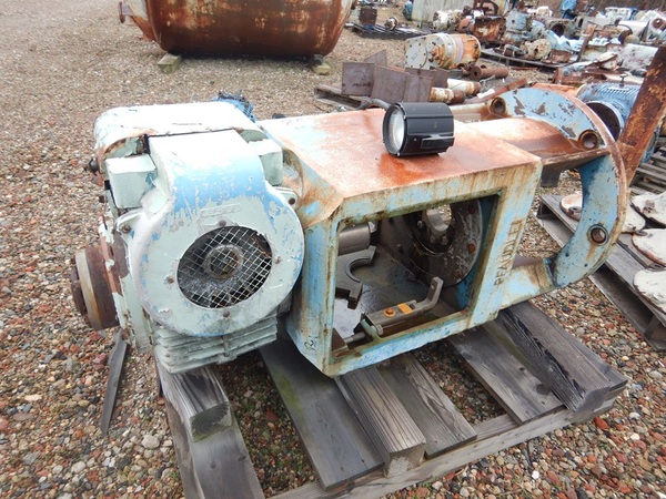 Glass lined turbine agitator 3 blade retreat curve, H-baffle, 9115 glass, reconditioned - Image 3
