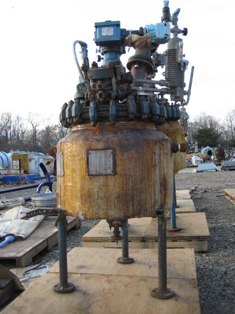 20 gallon Pfaudler, glass lined reactor, 150 psi/fv internal, 115 psi jacket, insulated - Image 1