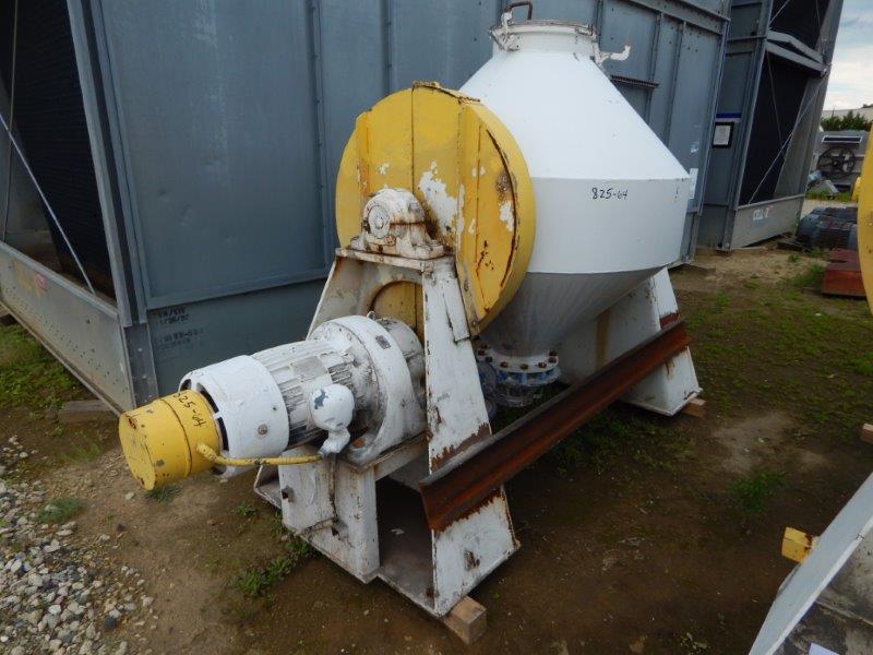20 cu.ft. JP Devine Mfg., Stainless Steel double cone blender, 4' dia shell - Image 1