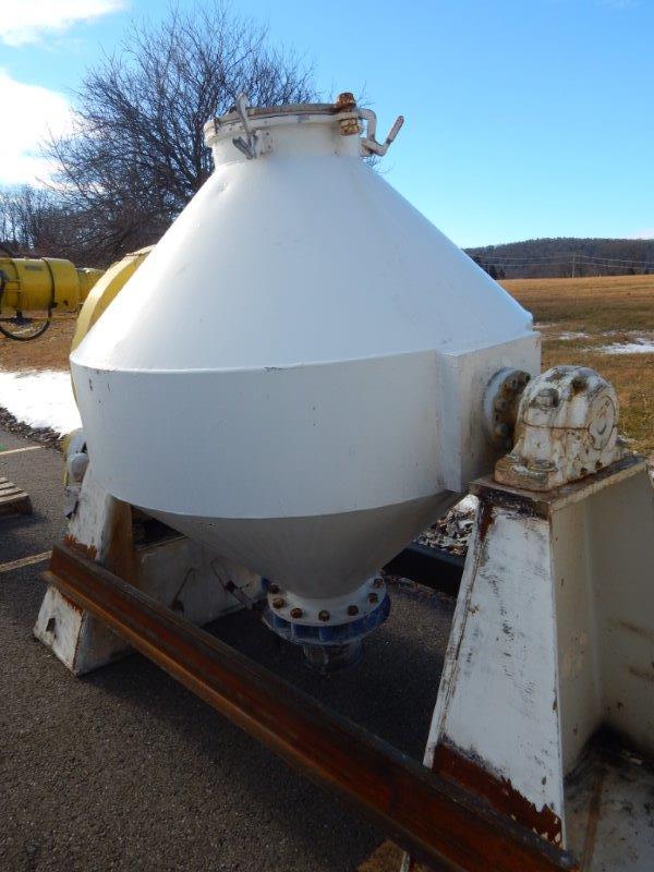 20 cu.ft. JP Devine Mfg., Stainless Steel double cone blender, 4' dia shell - Image 6