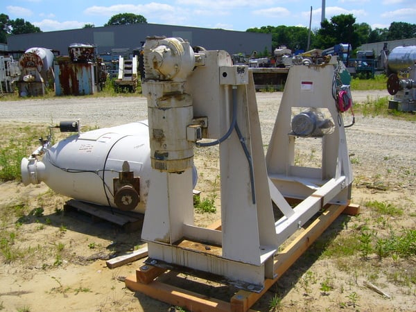 20 cu.ft. Patterson, Stainless Steel V-blender, 5 HP drive, 2 HP intensifier bar, on stand - Image 5