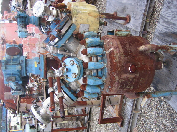 10 gallon Pfaudler, 316 Stainless Steel reactor, 300 psi/fv internal, 165 psi jacket, clamp top - Image 6
