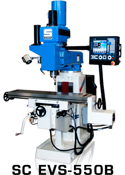 Summit #SmartCut-EVS-550B, 11" x52" tbl., 5 HP, variable speed, 70-3800 RPM, #40, 3-Axis, Fagor 8055MC, power - Image 1