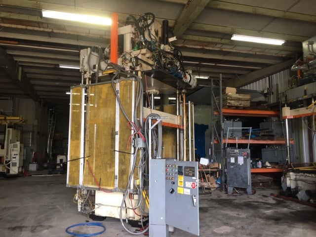 100 Ton, Hamilton, 96" LR x 60" FB, down-acting 4-post, 48" stroke, 87" daylight, 60 HP, #2699 - Image 3