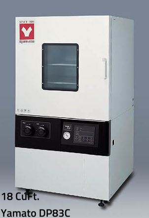 31.5" width x 31.5" H x 31.5" D Yamato #DP83C, +40 to +200°C, 220 V., 31.5 amps, vacuum drying oven, new - Image 1