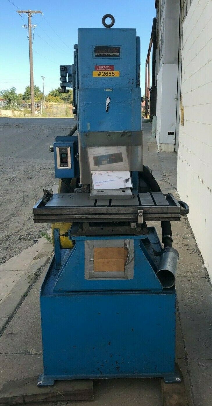 8" Engelberg #2N938G, heavy duty sander/grinder, dust collector w/Dayton motor, 7.5 HP - Image 7