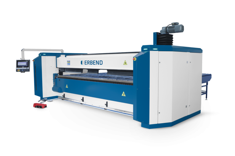 156" Erbend #MFA4225, CNC folder, 13 gauge, 1500mm back gauge, 3D touchscreen Control, servo motors - Image 1