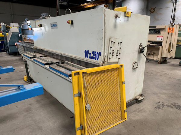 1/4" x 10' Durma #DHGM-3006, hydraulic shear, programmable back gauge, squaring arm, 13.7" throat, 14 - Image 1
