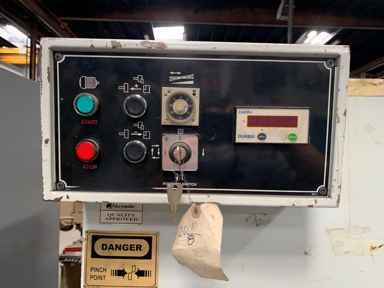 1/4" x 10' Durma #DHGM-3006, hydraulic shear, programmable back gauge, squaring arm, 13.7" throat, 14 - Image 3
