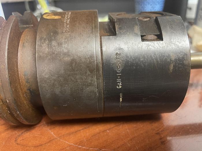 TSD Microbore #GAH-10-062, adjustable boring head with 5/8" boring bar on DeVlieg Cat 50, #104537 - Image 3