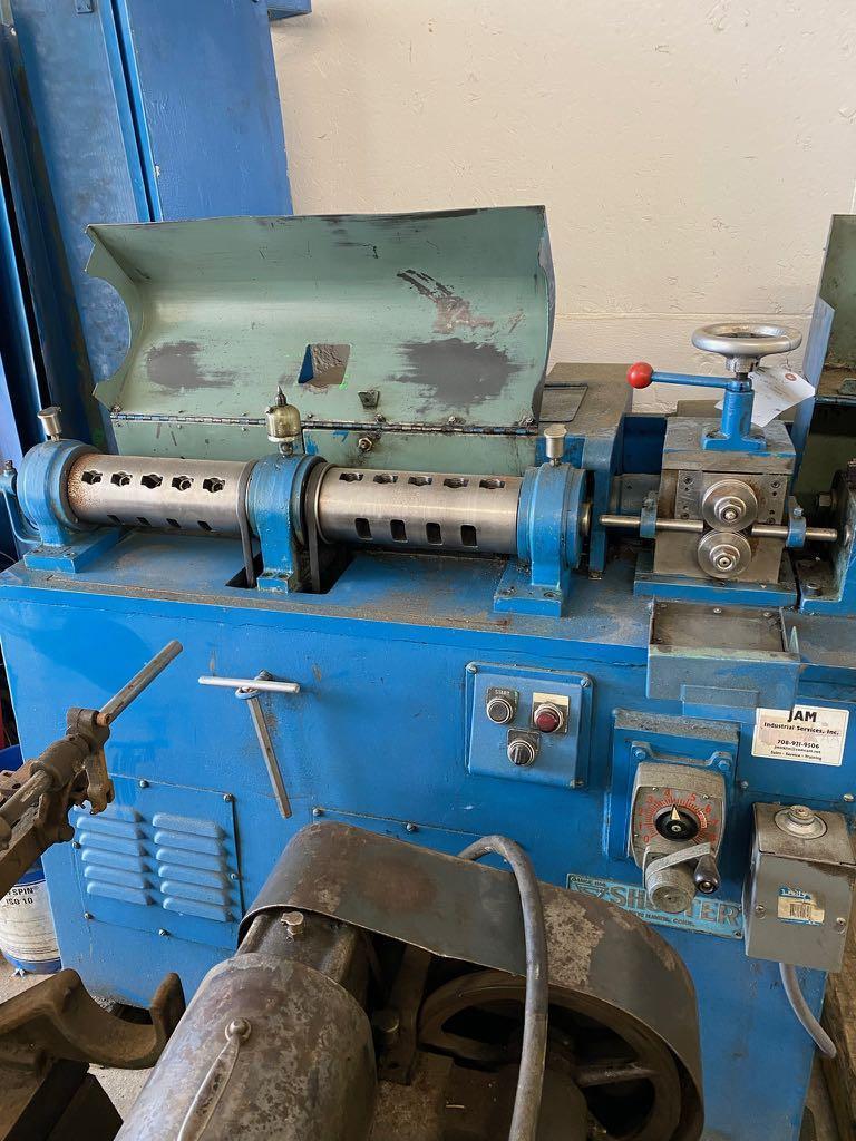 3/16" Shuster #400V, wire straightener & cut-off,.045"-.125" hi-tensile wire, .062"-.187"mild steel wire - Image 1