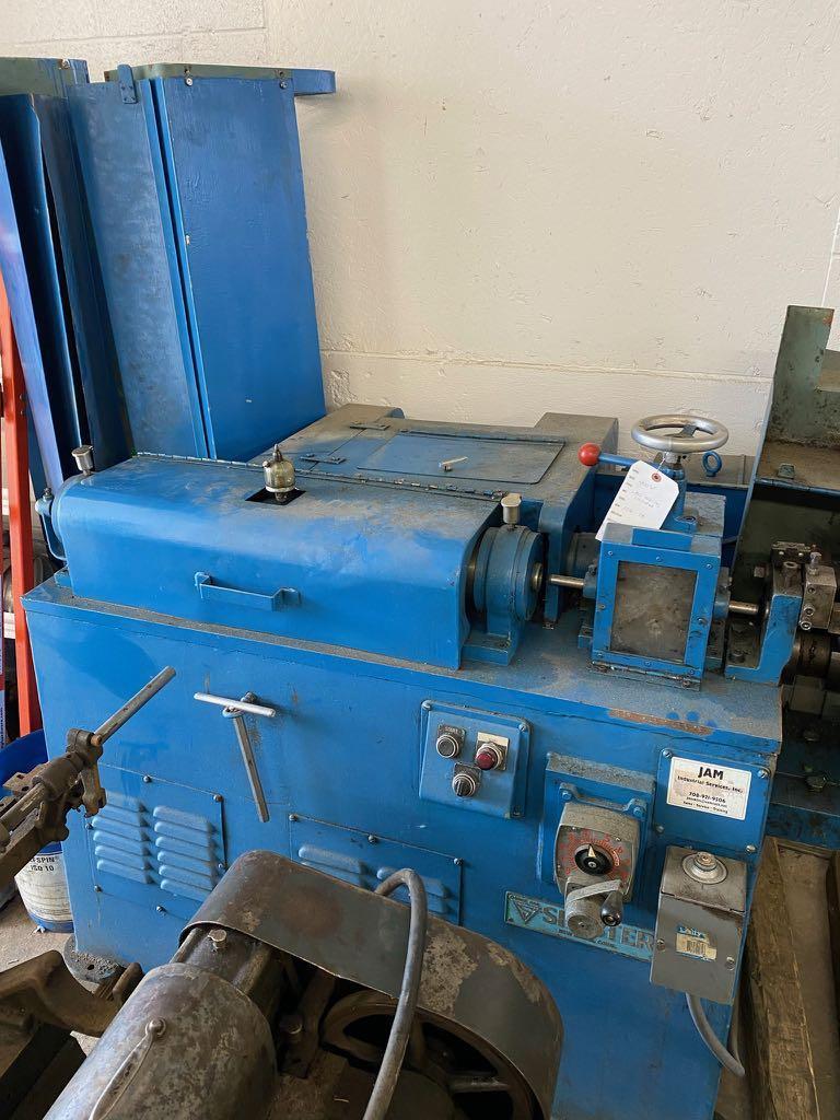 3/16" Shuster #400V, wire straightener & cut-off,.045"-.125" hi-tensile wire, .062"-.187"mild steel wire - Image 5