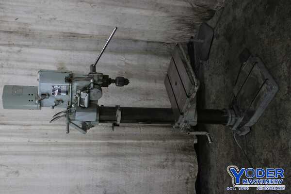 Enco #40040, single spindle geared head drill, hand feed, 11-3/4" throat, 2 HP, #74340 - Image 10
