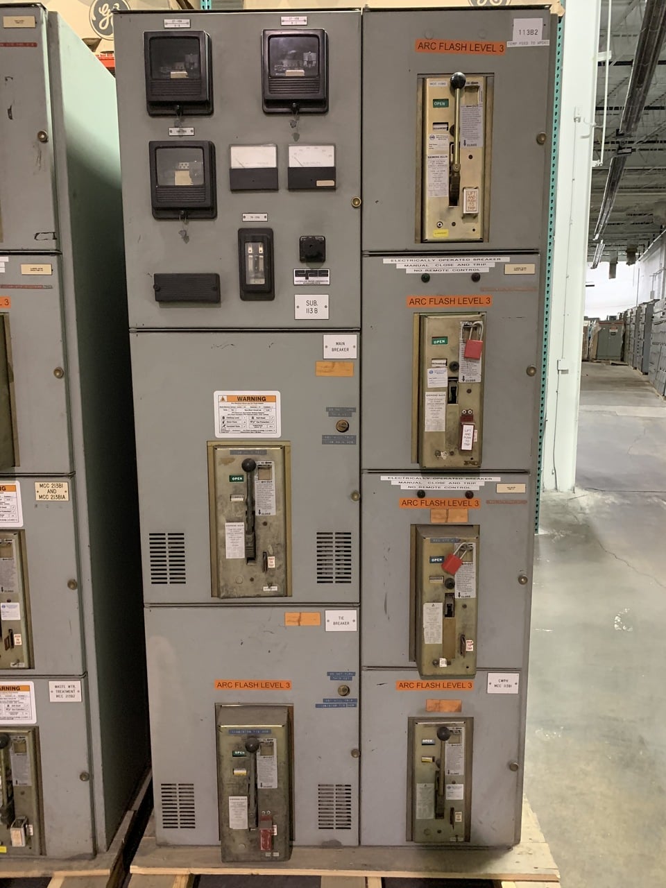 Siemens-Allis #LA-1600A, LA-600A, LA-600B, main tie single section, MO/DO, 480 Volts - Image 1
