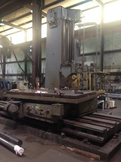 7" Giddings & Lewis, horizontal boring mill, 72" x 96" Table, 150" X, 93" Y, 55" Z, #7MT, 3-Axis digital read - Image 1