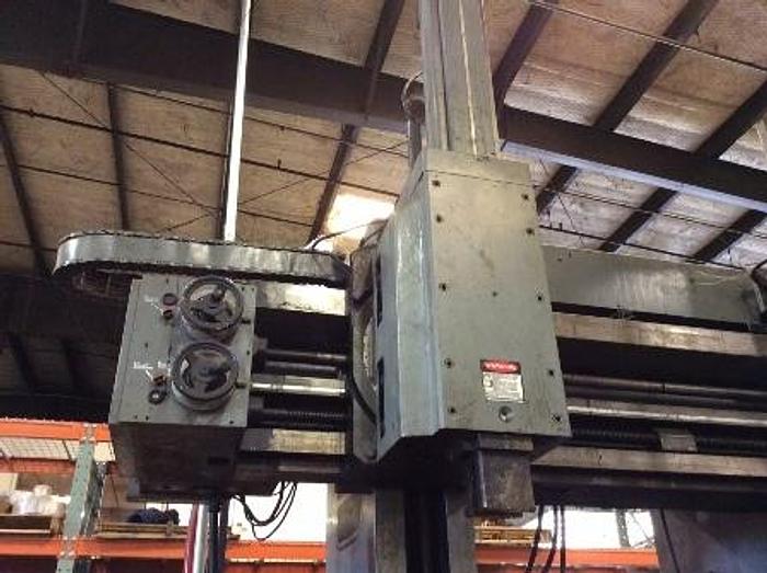 59" Summit, vertical boring mill, 59" 4-Jaw chuck, 70" Swing, 47" under rail, Ram, turret & side heads, 1976 - Image 3