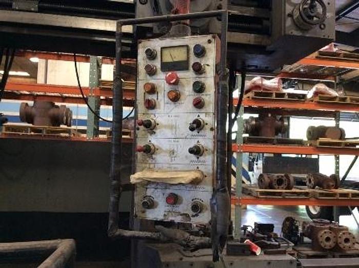 59" Summit, vertical boring mill, 59" 4-Jaw chuck, 70" Swing, 47" under rail, Ram, turret & side heads, 1976 - Image 4
