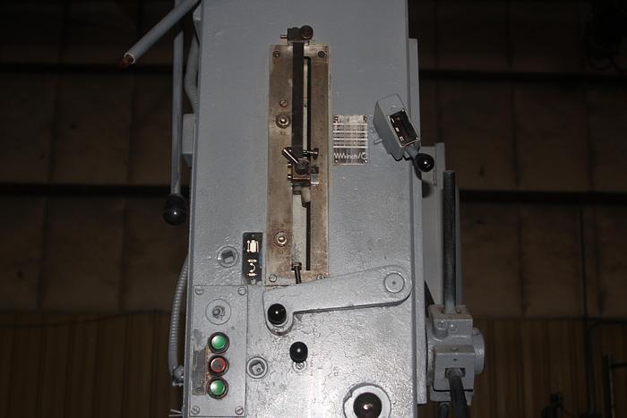 WMW Hekert Sabo #Standard-63 Drill Press, 0.3"-3.1" drilling capacity, 11" spindle, 1988 - Image 3