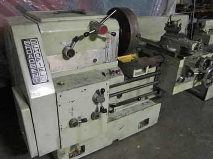 21" x 120" Broadbent Schofield #21X120, Belt Lathe, 34" Swing & Gap, SR, 1968 - Image 1