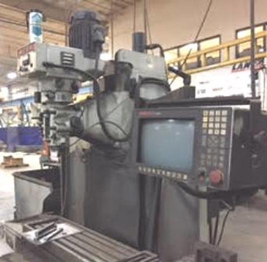 Acra, CNC Mill, 12" x60" table, Anilam 1100 CNC, 40 Taper, Air Power Draw Bar - Image 1