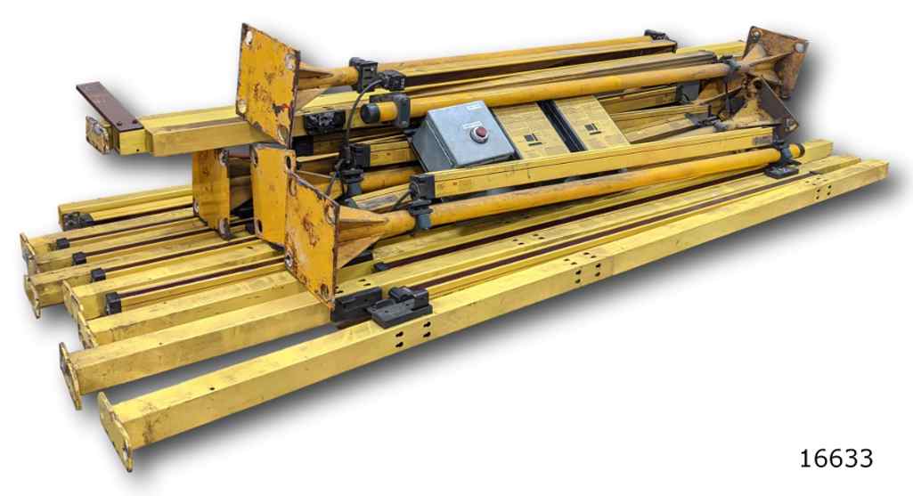 Omron #MS4800, perimeter light curtain, 63" W rollers, 65' sensing distance, assorted post lgth - Image 1
