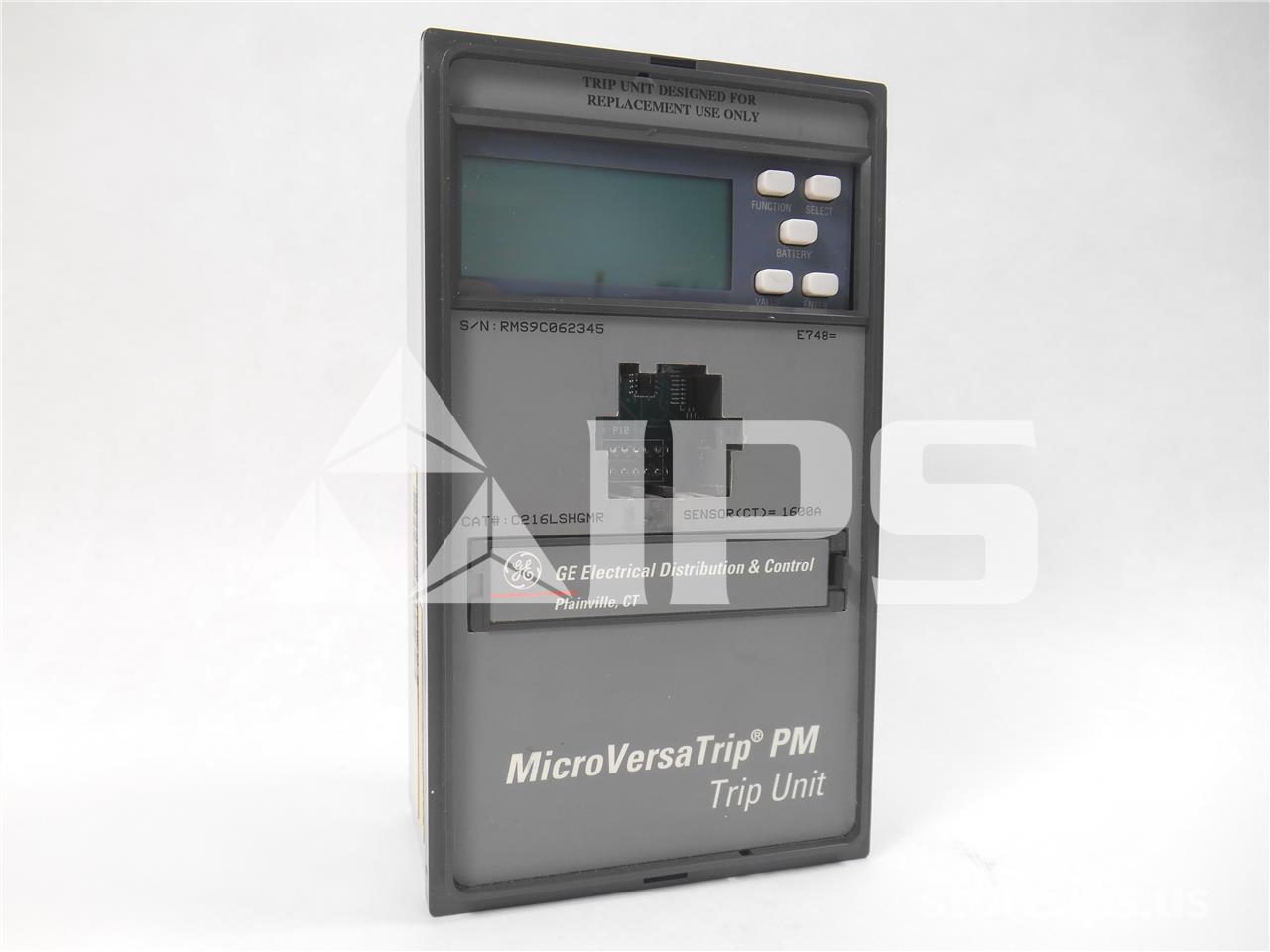 GE Mvt Pm Solid State Programmer Lsig For Power Break, High Instantaneous, With Metering, Communications - Image 1