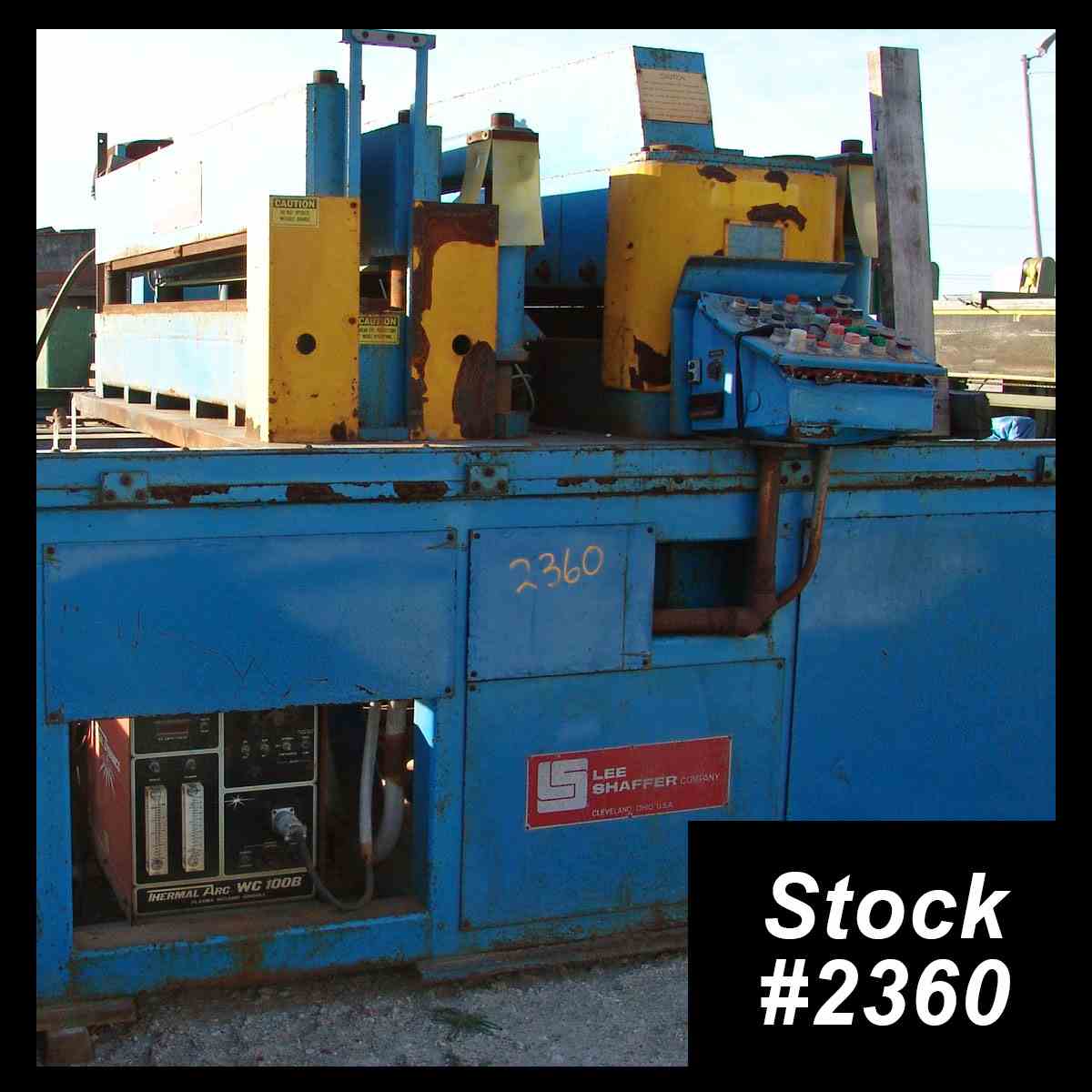 60" Lee Shafer, shear end welder - Image 1