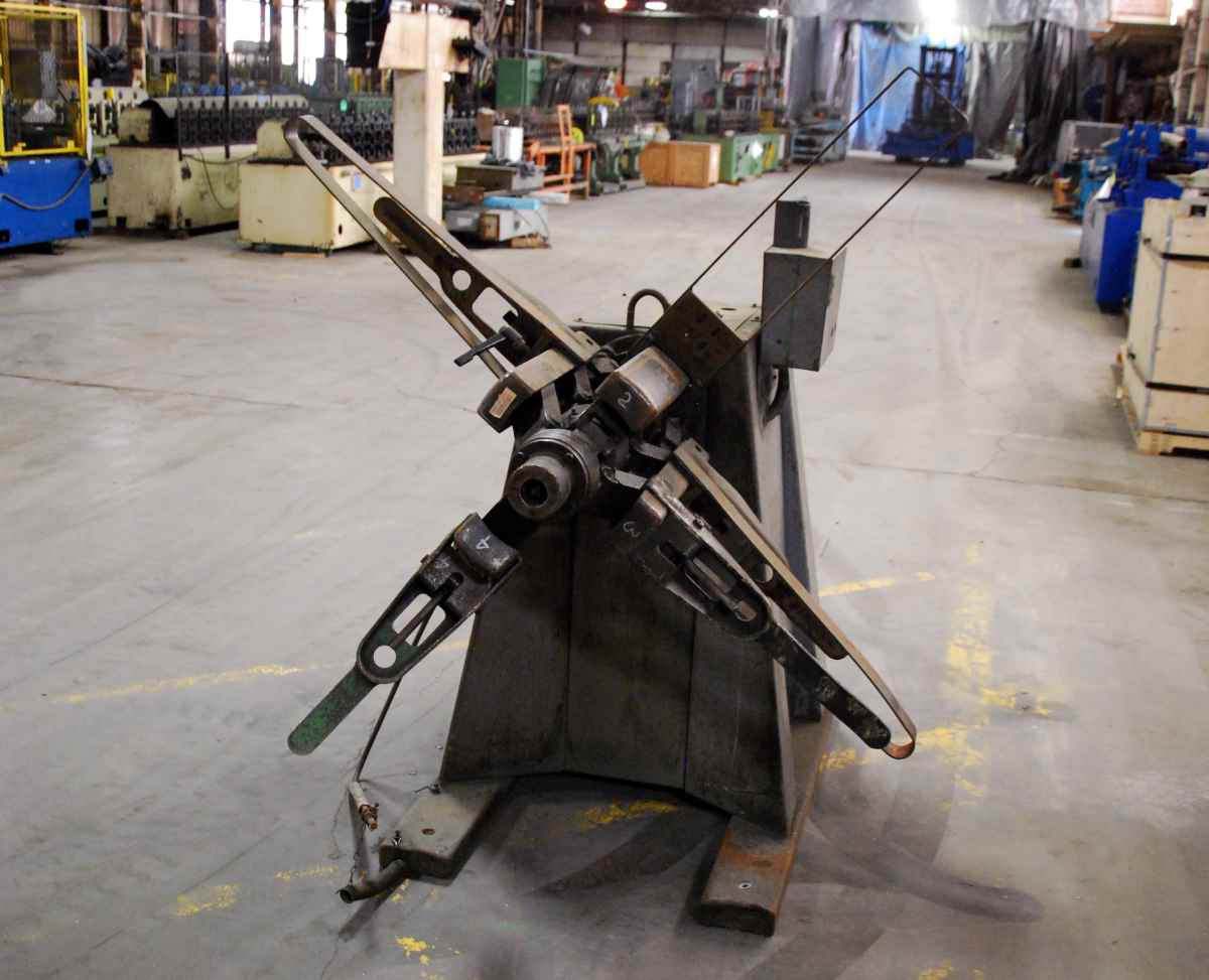 2000 lb. Littell #20-12, motorized single uncoiler, 12" width, 48" outside dimensions, 15"-20" ID, 4-arm - Image 4