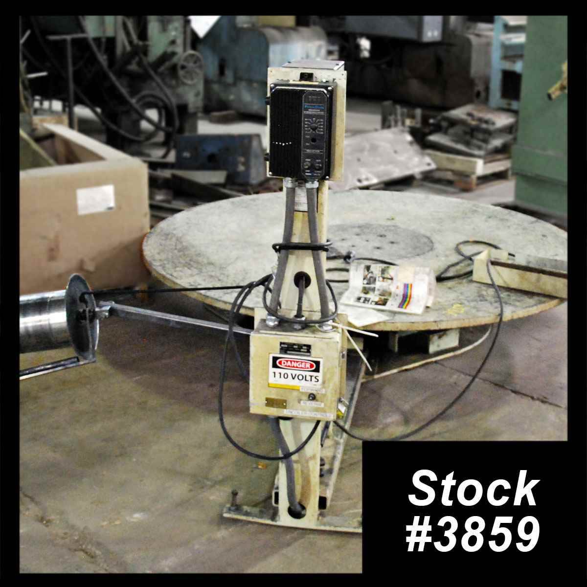 8000 lb. Coilmate #8060, pallet uncoiler, 72" platform, 60" outside dimension, 1/2"-6" strip width, 2011 - Image 1