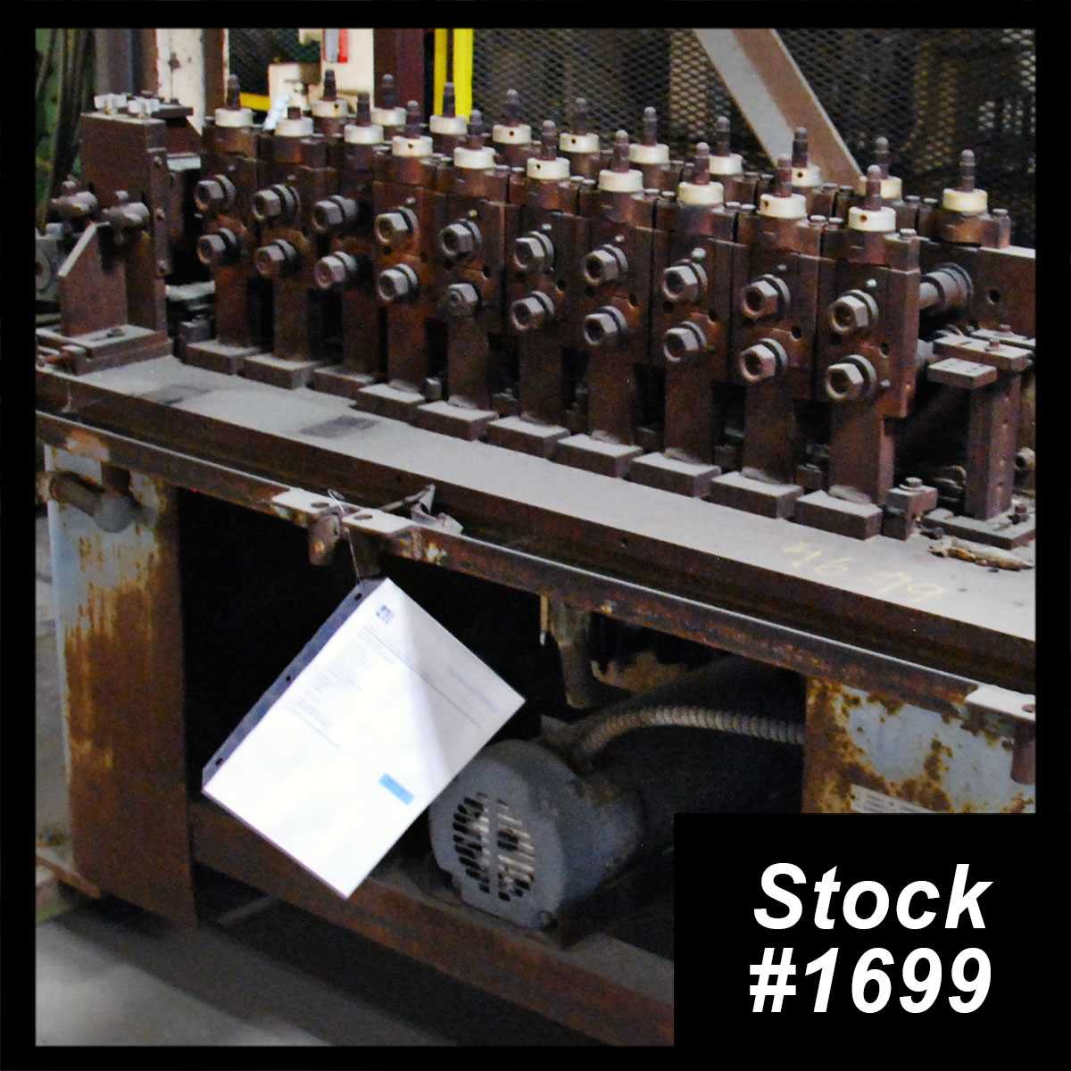 10 Stand, Rollform Design, rollformer, 1" shaft diameter, 4.75" roll space, 1/4" keyway - Image 1